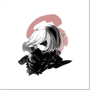 2B watercolor Posters and Art